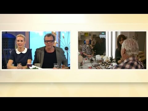 Glenn i sminket: "Det är inte kul att sminka sig" - Nyhetsmorgon (TV4)
