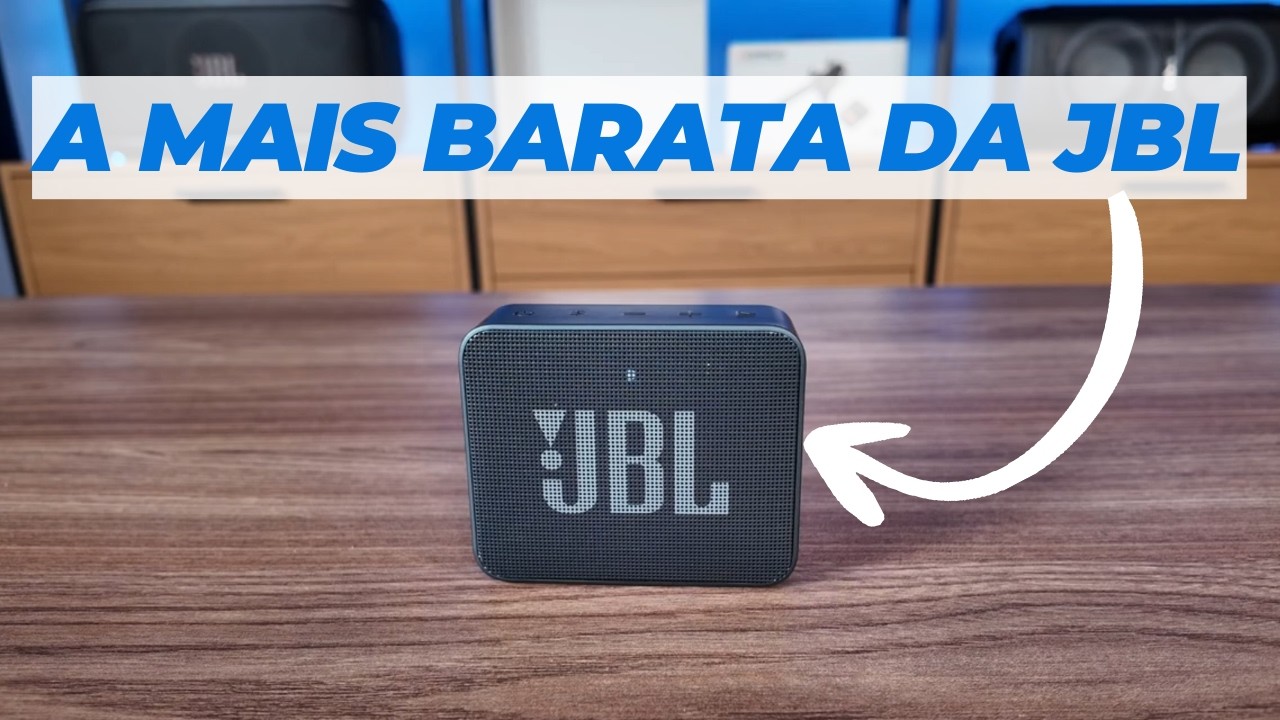Miniatura da avaliação em vídeo de Caixa de Som Bluetooth JBL Go Essential 2
