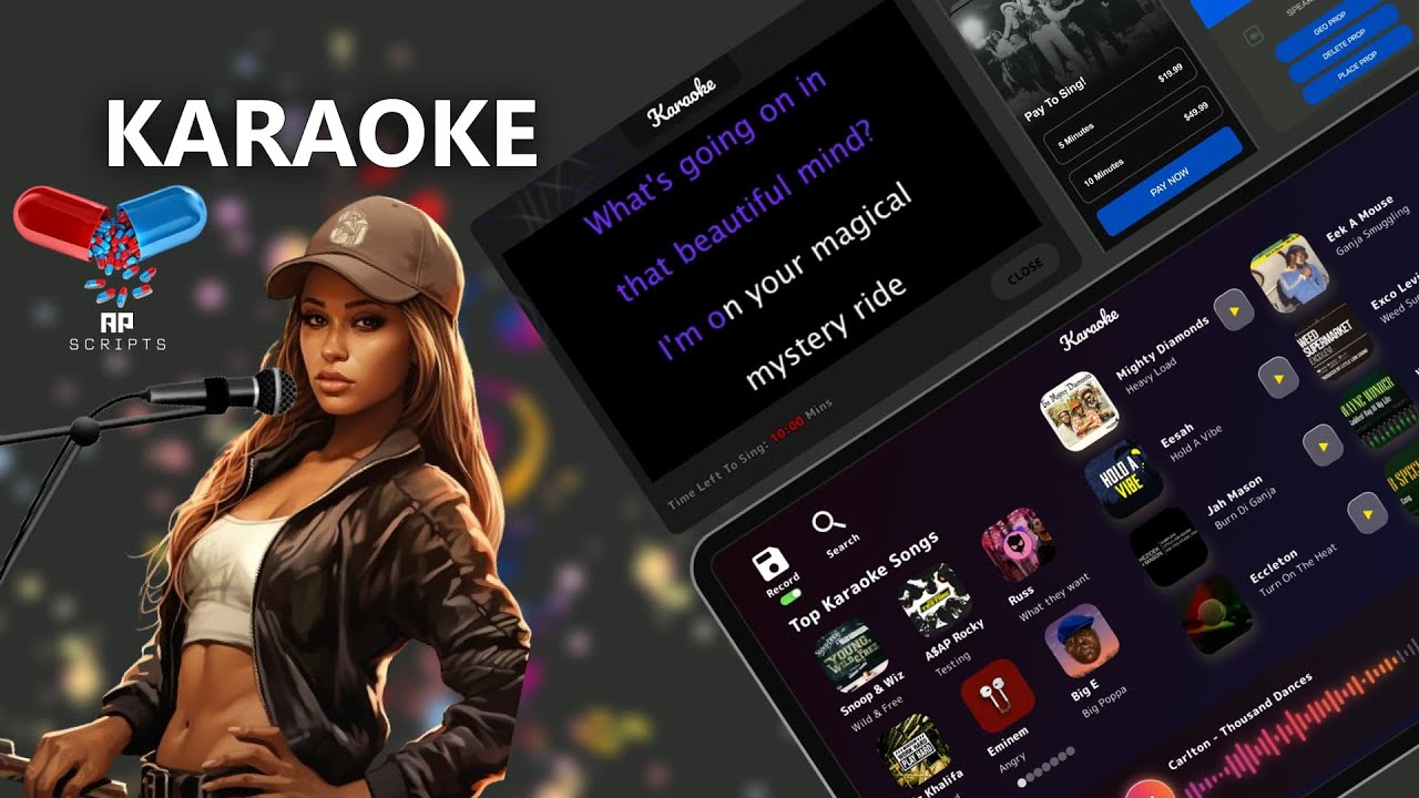 [ESX/QB][PAID] 🎤 New Karaoke Script | Record Music, Beats, Lyrics, Unlimited Songs #StudioScript thumbnail 6