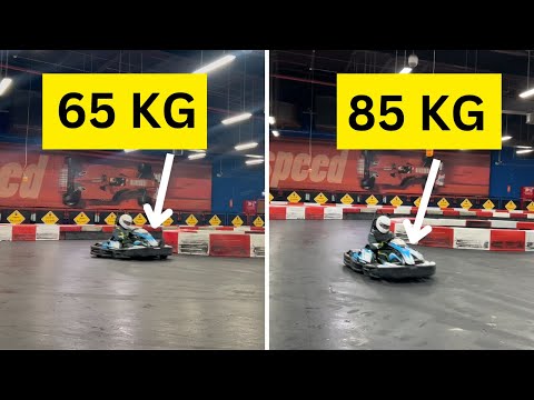 WEIGHT vs ELECTRIC KARTING (experiment)