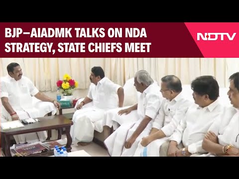 Tamil Nadu Polls | BJP–AIADMK Talks On NDA Strategy, State Chiefs Meet