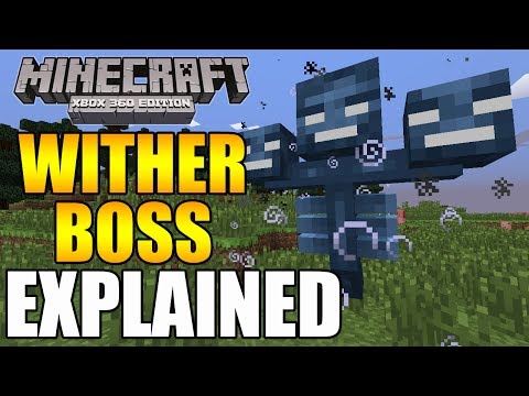 Minecraft Xbox/PS3 TU17 WITHER BOSS EXPLAINED - FULL GUIDE & EASIEST WAY TO KILL
