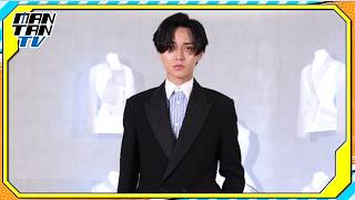 King ＆ Prince永瀬廉、ジャケット×カーゴパンツで遊び心あるスタイリングで「ディオール」イベントに　大阪での思い出は「関西ジュニア時代の松竹座」