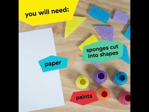 Baby Einstein DIY Sponge Shapes