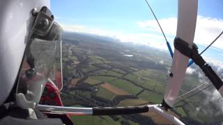 preview picture of video 'Microlight flight at strathaven airfield'