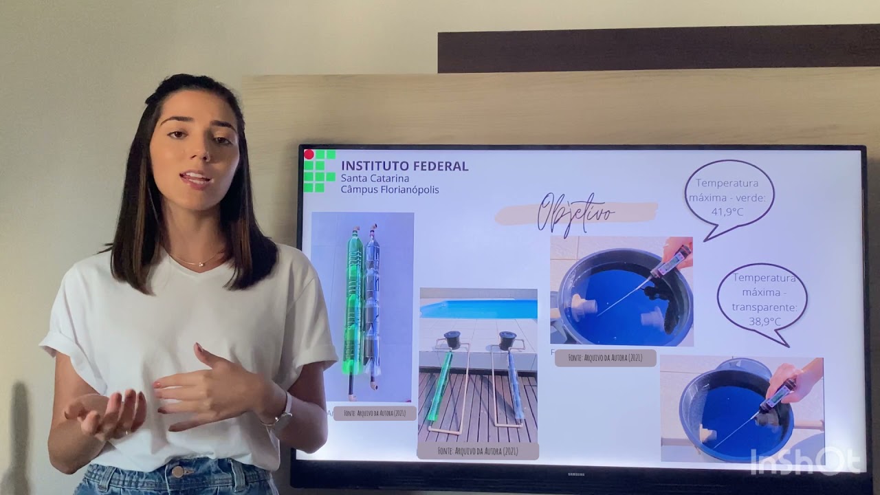 Aquecedor Solar Feito com Materiais Recicláveis - Projeto Integrador (IFSC)