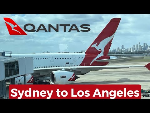 (4K) Sydney to Los Angeles | TRIP REPORT | Qantas QF 11 Airbus A380 Economy