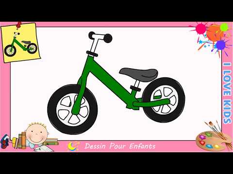 Dessin vélo FACILE (mettre à jour) - Comment dessiner un vélo FACILEMENT