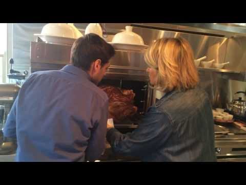 From Martha's Kitchen: Rotating the Turkey - Martha Stewart