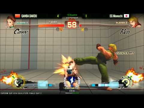 SSF4AE QANBA DAKOU VS EG Momochi - CAPCOM-Cup Asia Finals