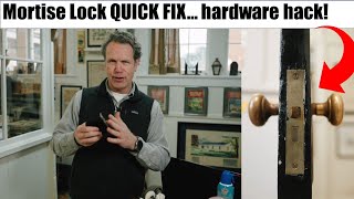 Historic mortise lock repair. Getting your historic hardware working!
