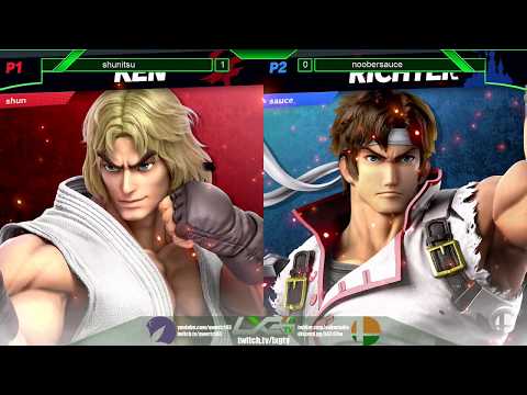 Shunitsu (Jigglypuff/Ken) vs Noobersauce (Richter) - Smash Ultimate @ LXG 17