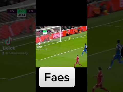 Eigentor von Faes # Liverpool vs Leicester