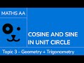 Cosine And Sine In Unit Circle IB Maths AA SL HL