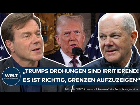 GRÖNLAND: "Trumps Drohungen sind irritierend" Kanzler Olaf Scholz ermahnt künftigen US-Präsidenten
