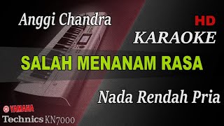 Download lagu ANGGI CHANDRA - SALAH MENANAM RASA ( NADA RENDAH PRIA ) || KARAOKE mp3