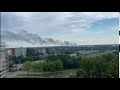 De brand in Rotterdam-IJsselmonde. Video: Rob Freijssen