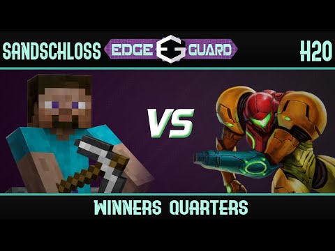 Sandschloss (Steve) vs H20 (Samus, Aegis) - Edge Guard 64 Winners Quarters