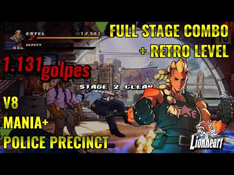 Streets of Rage 4/ V8/ Mania+/ Estel/ Full Stage Combo + Retro Level 2!