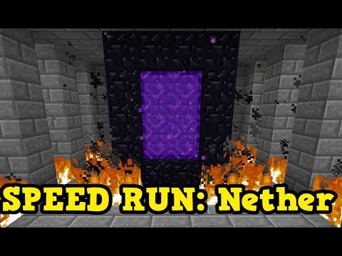 Minecraft Xbox / PE – SPEED RUN To Nether Portal