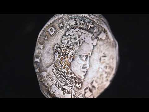 Kingdom of Sicily, Filippo III, 4 Tari, 1612, Messina, Plata, BC+, KM:11