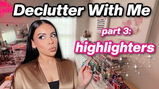 Decluttering my entire makeup collection 🗑️ declutter part 3️⃣