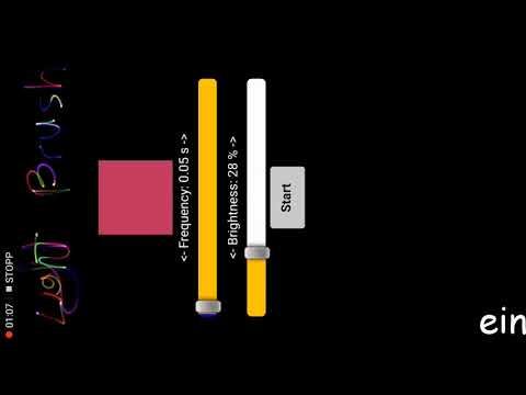 Lightbrush, the light painting Video