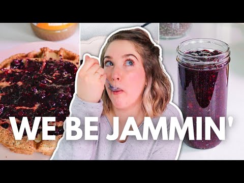 Blueberry Chia Seed Jam ๐ซ How to make my FAVE healthy jam