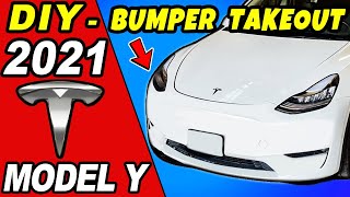 DIY (2020 - 2023) Tesla Model Y Front Bumper Takeout/Removal