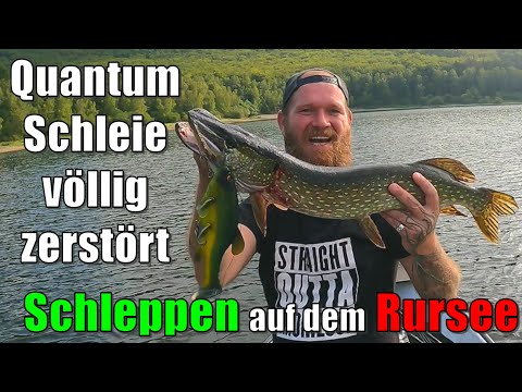 Quantum Schleie völlig zerstört | Schleppen auf dem Stausee | Rute endlich entschneidert