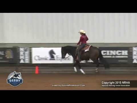 Mega Watt Shine ridden by Lindsey K. McCutcheon  - 2015 NRHA Derby (Non Pro (Show 2))