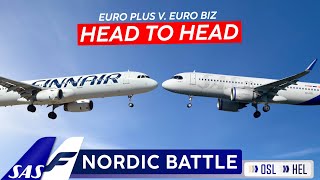 SAS vs. FINNAIR 🇩🇰→🇫🇮 Short Haul in SAS Plus and Finnair Euro Business ✦ One CLEAR Winner