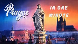 Prague in one minute | Prague travel guide | 25 Things to do in Prague | Must see places in Prague