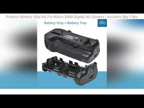 Battery Grip Kit For Nikon D850 Digital Slr Camera - Includes Qty 1 Bm Premium En-El15 Battery + Mb