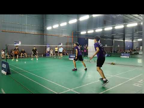 Badminton FINAL LSJ 3 Men's Double Novice - Austeen / Hizzat Irfan Vs Tan Cheok Kee / Tan Chun Hong