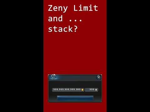 Ragnarok Online 2 (RO2) Zeny Limit Bug #shorts #ro2 #zeny #bug