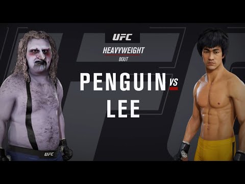 Bruce Lee vs Batman Penguin (EA Sports UFC 3)