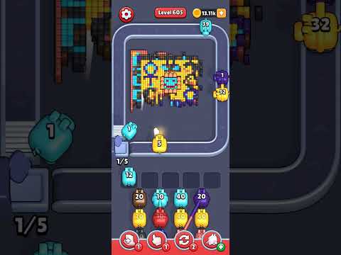 Pixel Flow Level 605 Walkthrough