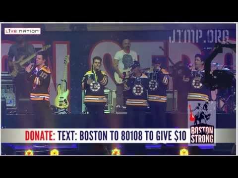Boston Strong - NKOTB & New Edition - "Poison" "Please Don't Go Girl" - LIVE