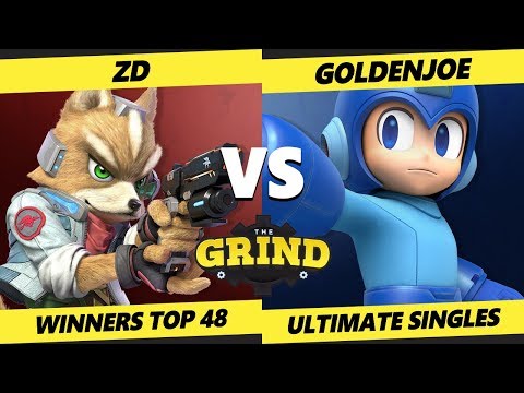 Smash Ultimate Tournament - ZD (Fox)  Vs. GoldenJoe (Mega Man) - The Grind 71 SSBU Winners Top 48