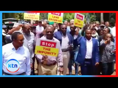 Runda residents protest alleged 80 acre land grabbing meant for public use