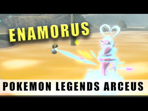 Pokémon Legends Arceus come catturare Enamorus - Inizia la battaglia e cattura Enamorus