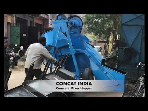 10.7 Cft Concrete Mixer Mechanical Hopper