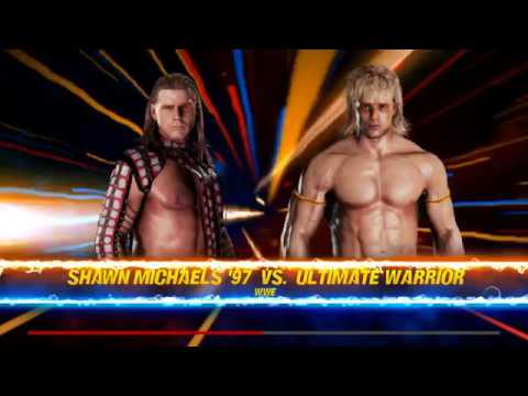 WWE 2K18 Rating WWE 12 tour Shawn Michaels vs. Ultimate Warrior