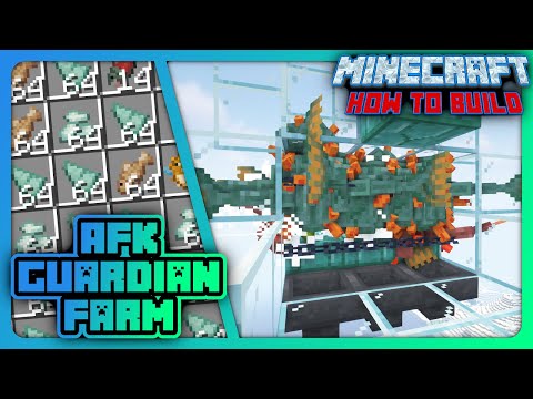 EFFICIENT Guardian Farm [XP and AFK] 🔸 Minecraft 1.21 & 1.20 Tutorial 🔸 Neostrics
