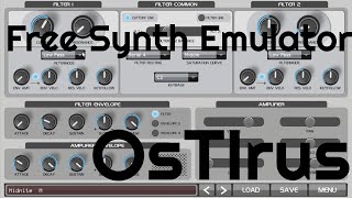 Video thumbnail for Free Synth Emulator - OsTIrus by The Usual Suspects (No Talking) by Elektronick Musick