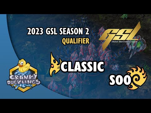 Classic vs soO - PvZ | 2023 GSL Season 2: Qualifier | EPT StarCraft 2 Tournament