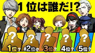 【P4R】ペルソナ４ 非公式・人気投票 結果発表【P4G】【ネタバレ注意】