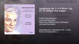 Symphony No. 5 in D Minor, Op. 47: IV. Allegro non troppo