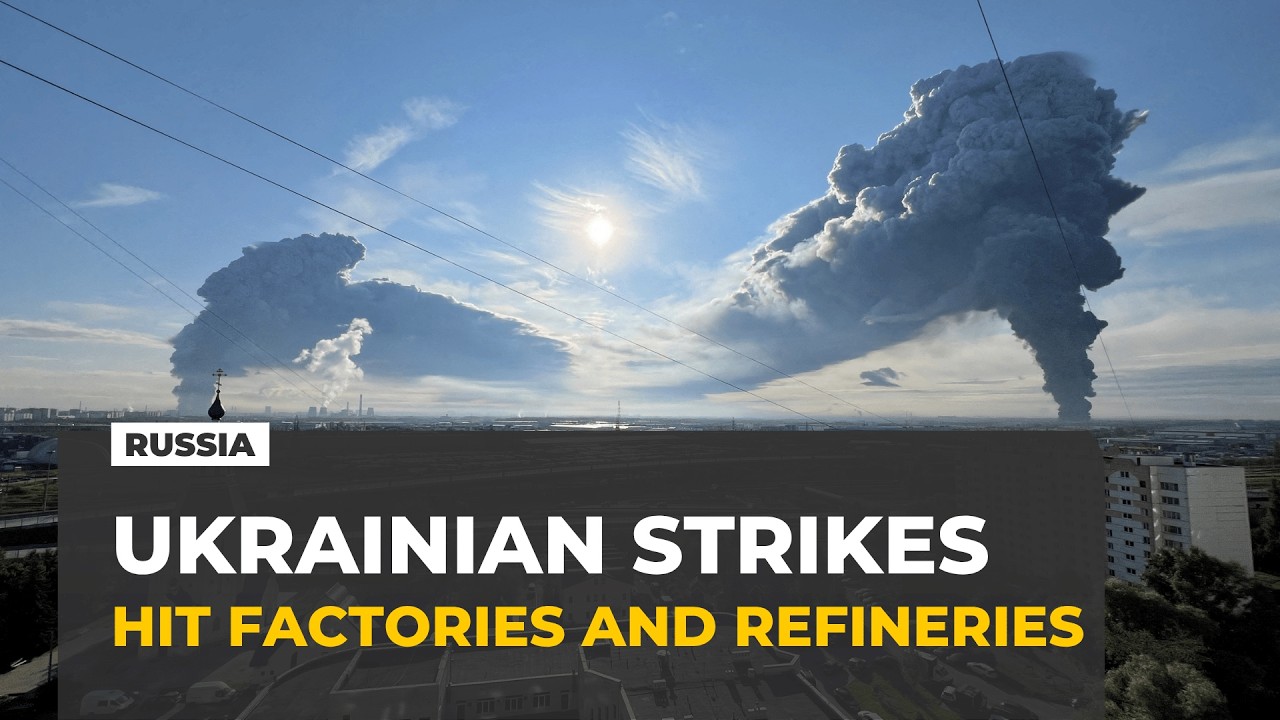 Ukrainian drones strike deep inside Russia, hitting refinery and Wildberries warehouse